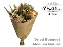 Dried Bouquet Medium Naturel X10